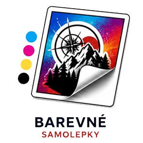 barevné samolepky
