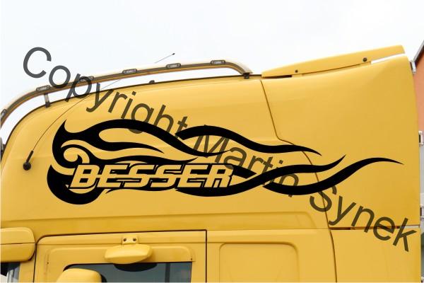 dekorační samolepka na bok kabiny BSS2X001