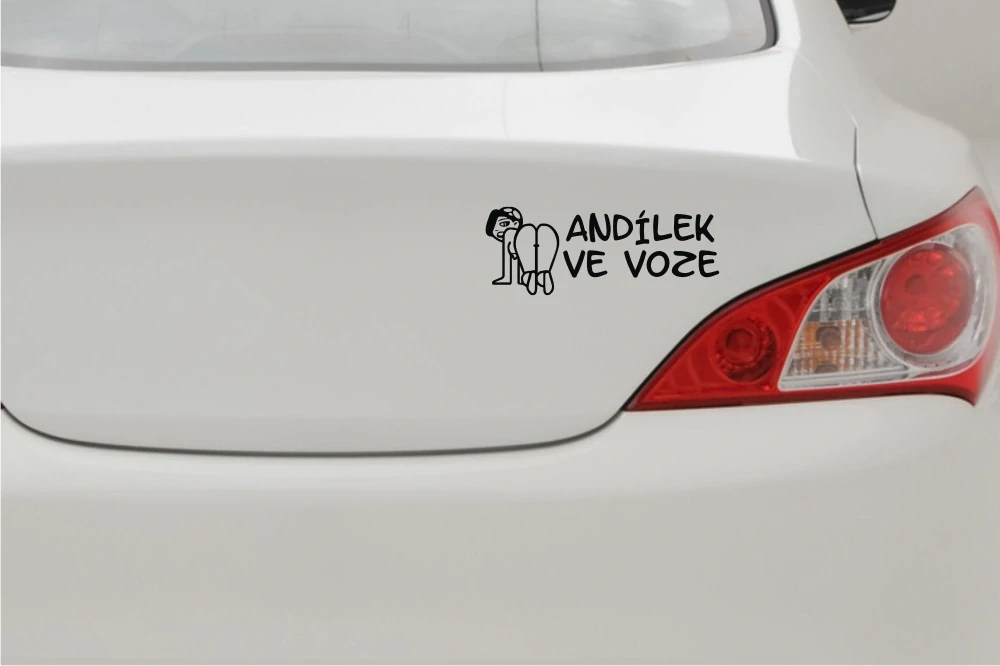 samolepka na auto