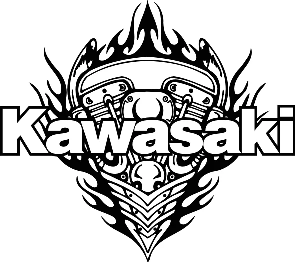 samolepka Kawasaki 08