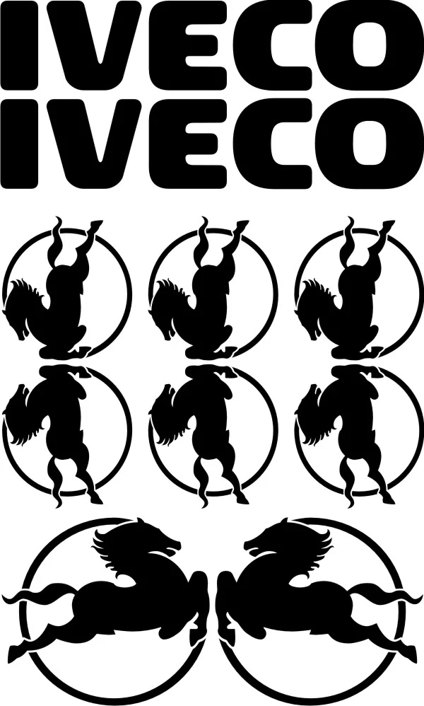 Samolepka na kamion IVECO IVESET003
