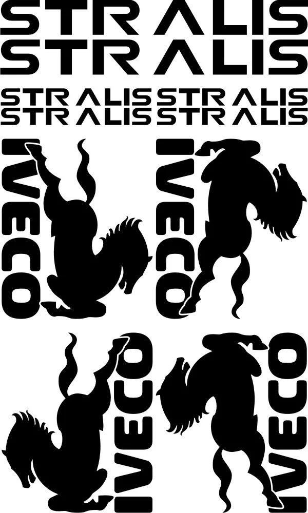 Samolepka na kamion IVECO IVESET016