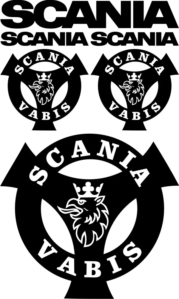 Samolepka na kamion Scania Vabis SCASET012
