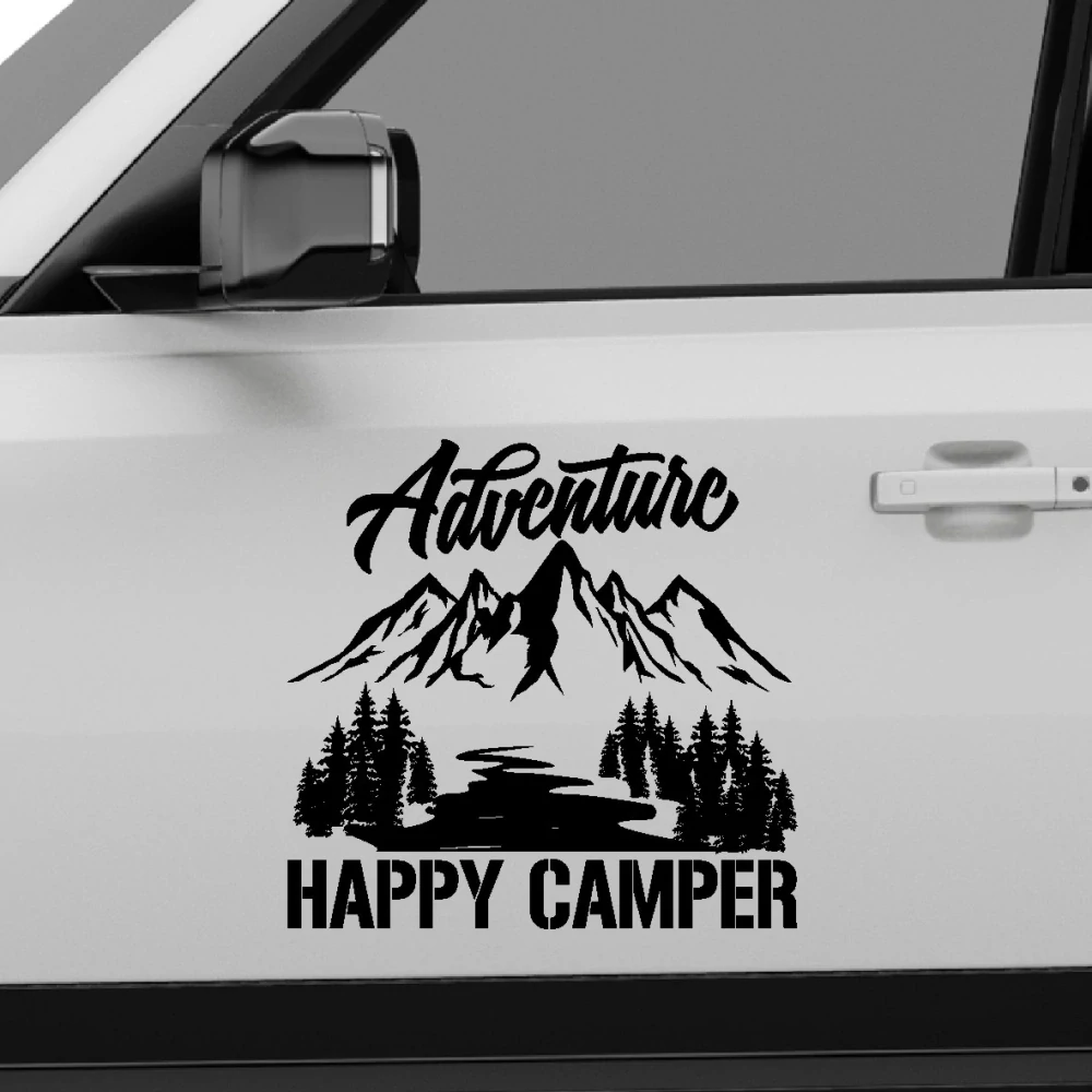 Samolepka camp motiv