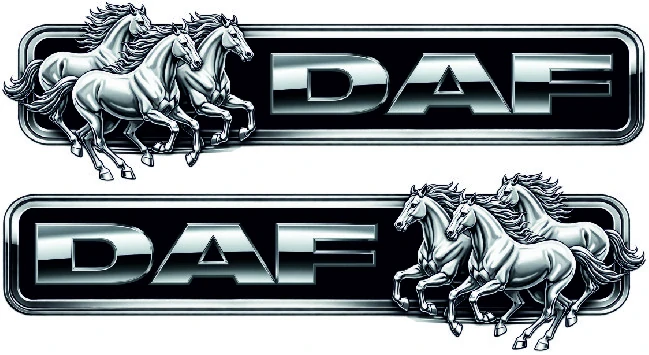 Samolepka DAF Silver Stallions sada 2ks