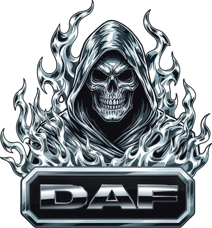 Samolepka DAF Ghost Reaper