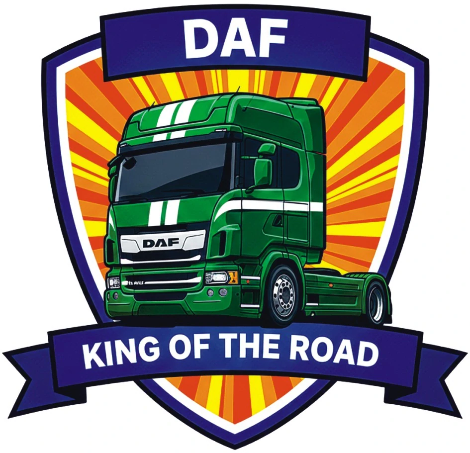 Samolepka DAF King of the Road