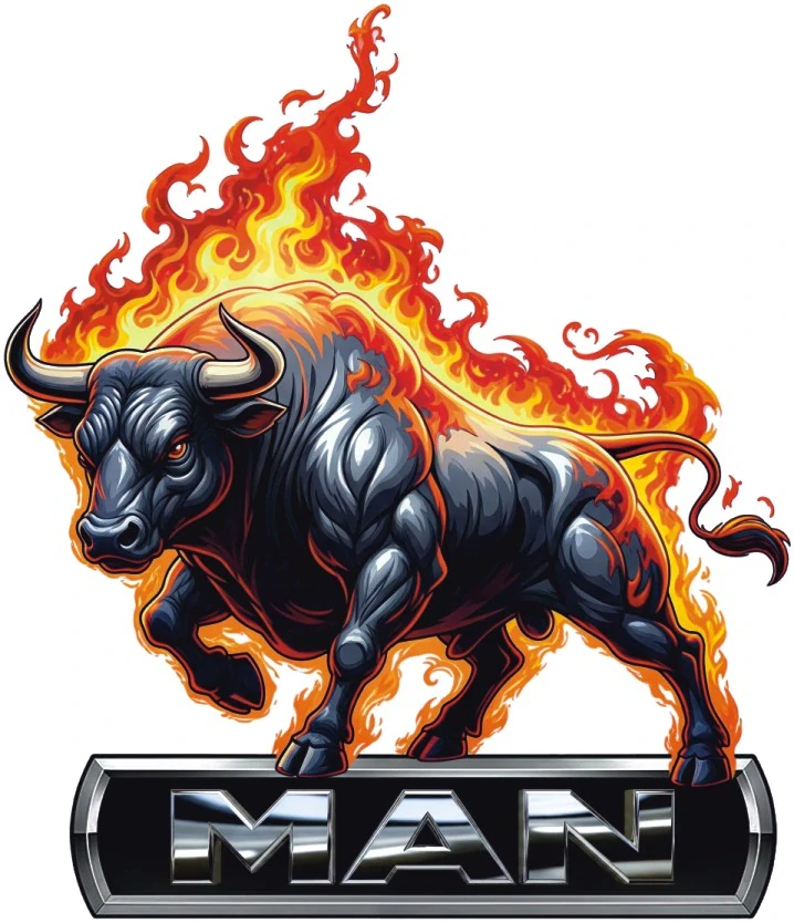 Samolepka MAN Fire Bull