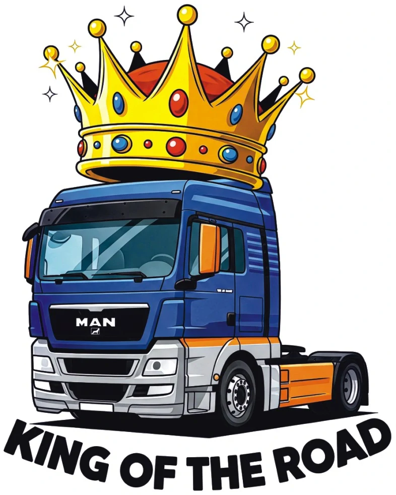Samolepka MAN King of the Road