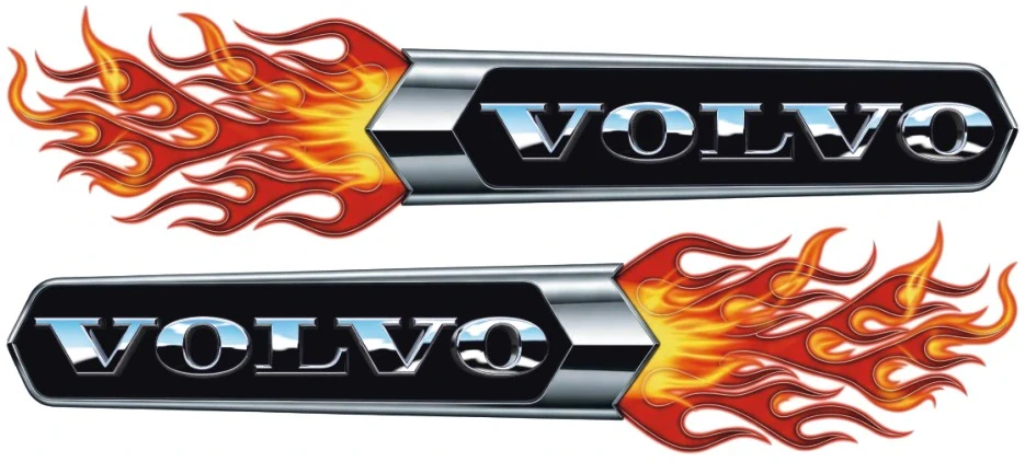 Samolepka VOLVO Fire Arrows sada 2ks