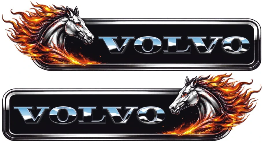 Samolepka VOLVO Fire Horse sada 2ks