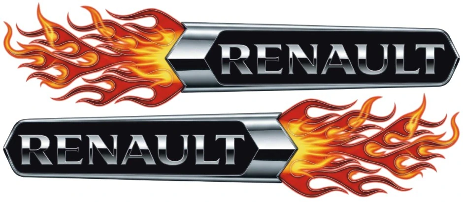 Samolepka RENAULT Fire Arrows sada 2ks