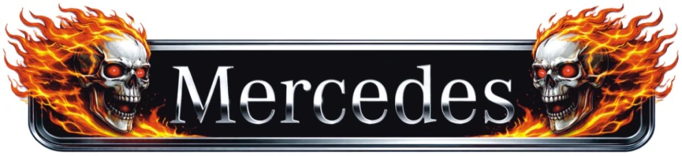 Samolepka Mercedes Hell Fire
