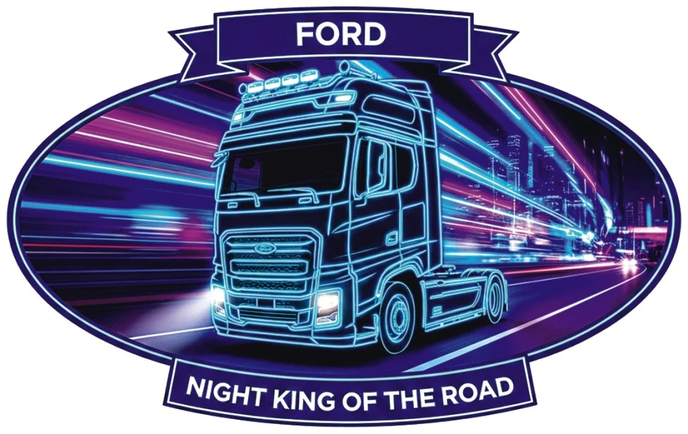 Samolepka Ford F-MAX Night King of the Road