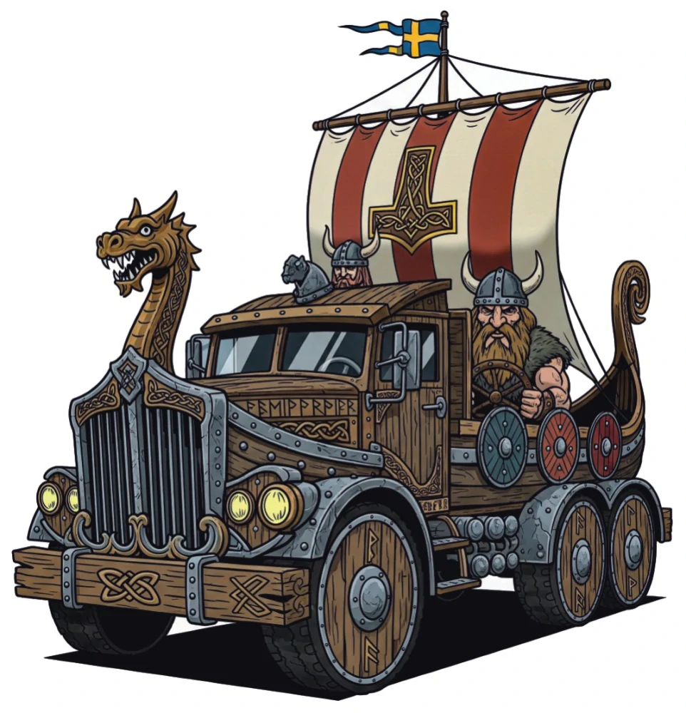 Viking Truck – Dračí vikingská loď
