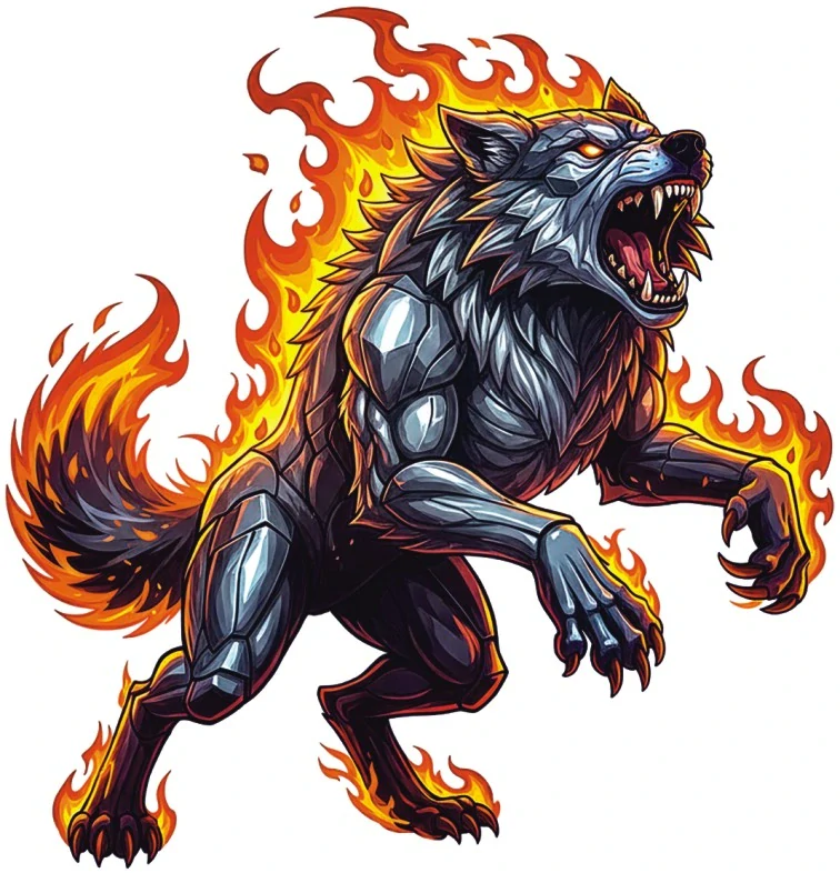 samolepka Inferno Werewolf