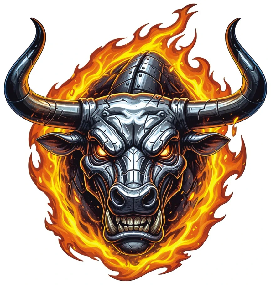 samolepka Infernal Bull