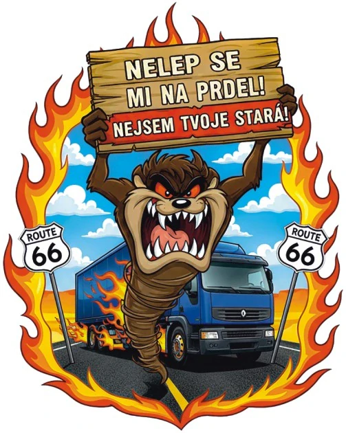 samolepka Nelep se mi na prdel! Nejsem tvoje stará!