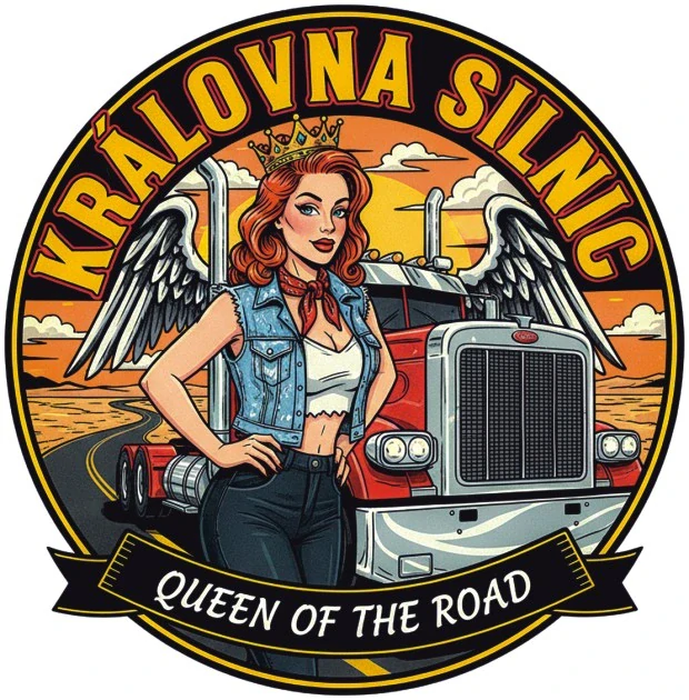 samolepka Queen of the Road