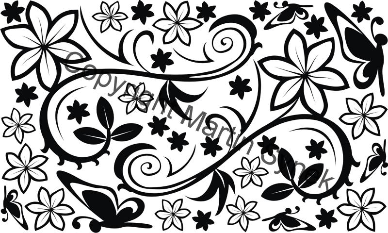 samolepka na sprchový kout