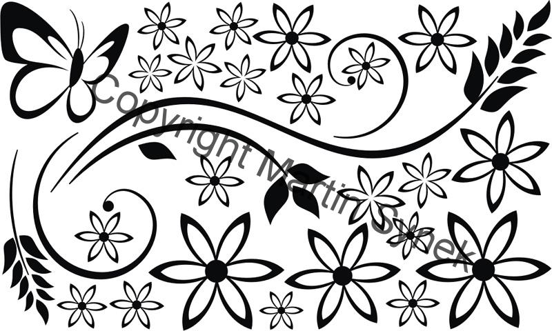 samolepka na sprchový kout