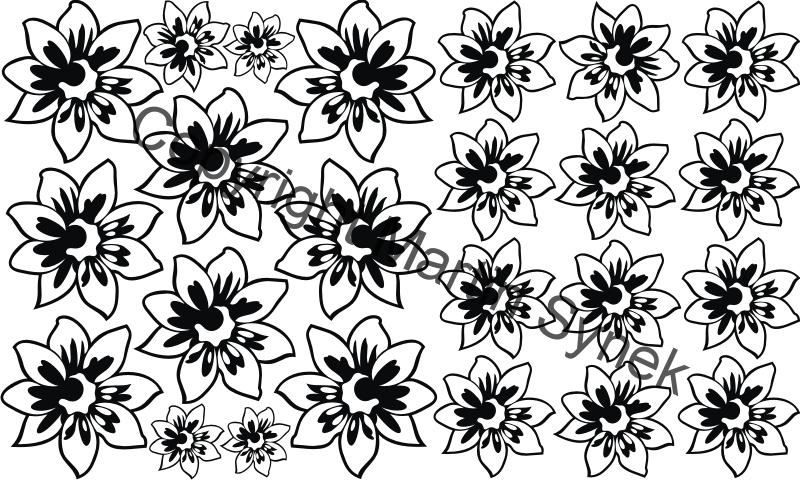 samolepka na sprchový kout