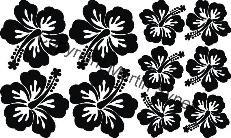 samolepka na nábytek kytky