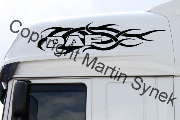 dekorační samolepka na bok kabiny