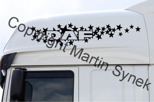 dekorační samolepka na bok kabiny