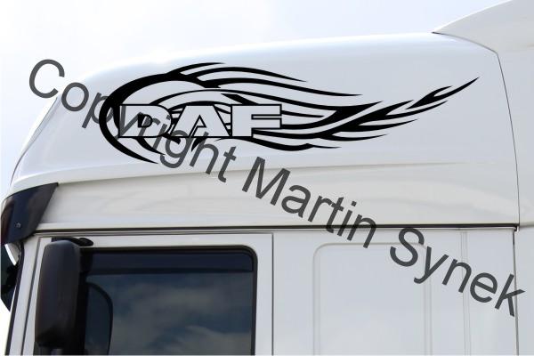 dekorační samolepka na bok kabiny