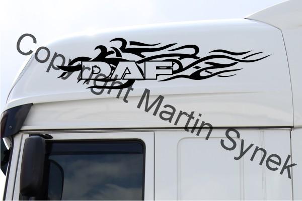 dekorační samolepka na bok kabiny