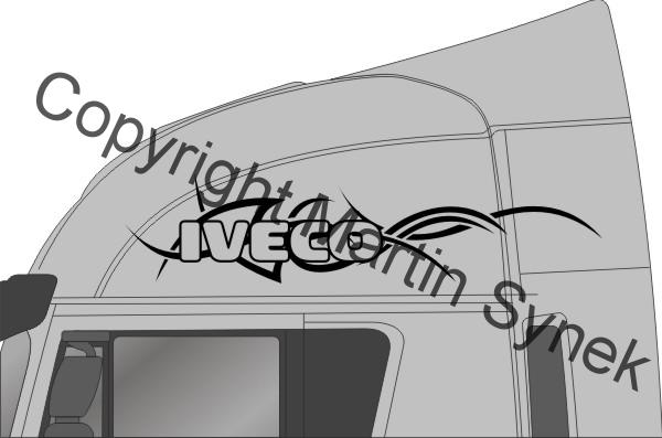 dekorační samolepka na bok kabiny FGG2X002