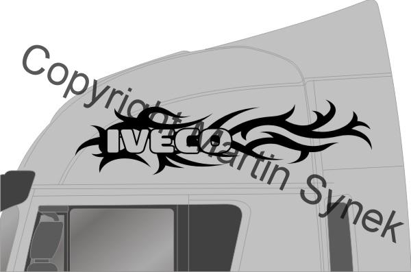 dekorační samolepka na bok kabiny FGG7X002