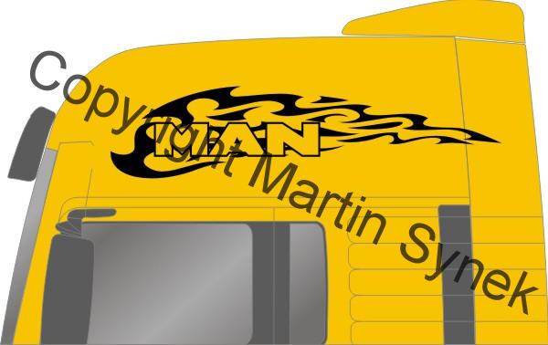 dekorační samolepka na bok kabiny FGG3X003