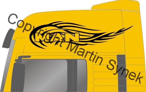 dekorační samolepka na bok kabiny FGG8X003