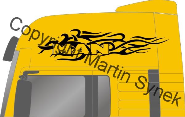 dekorační samolepka na bok kabiny FGG9X003