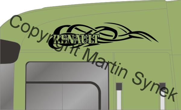 dekorační samolepka na bok kabiny FGG4X005