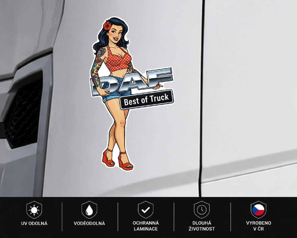 Samolepka DAF Pin-Up Edition
