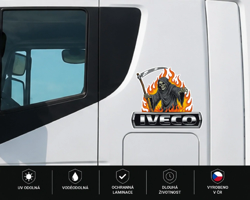 Samolepka Iveco Grim Reaper