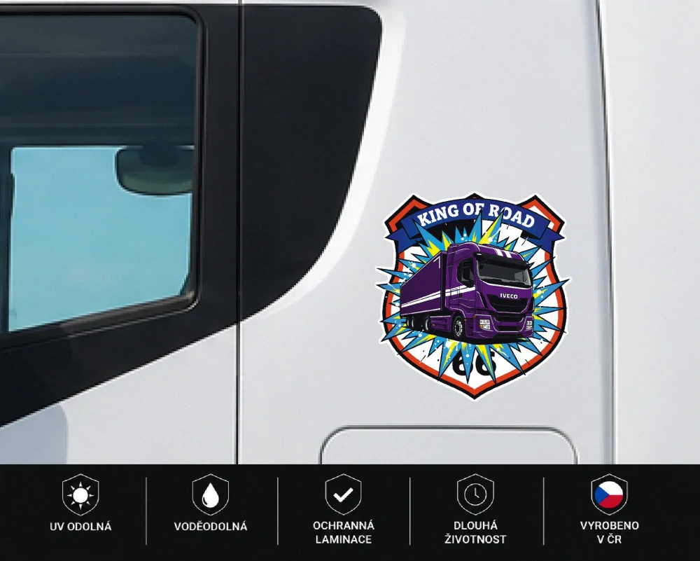 Samolepka Iveco King of Road