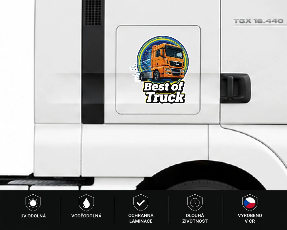 Samolepka MAN – Best of Truck