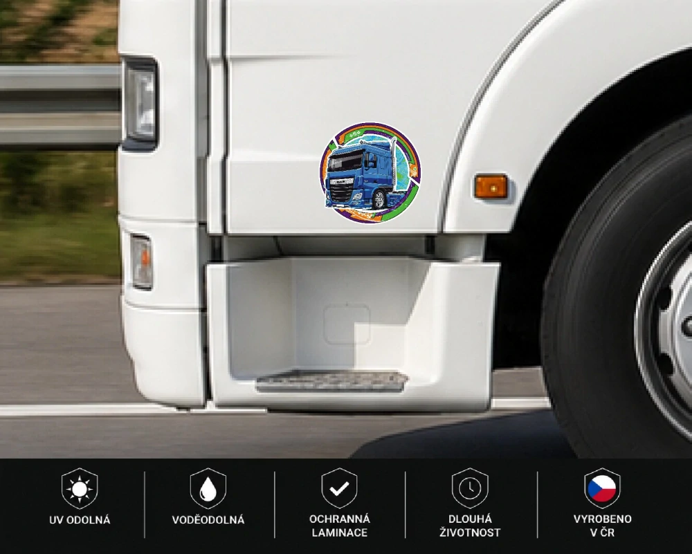 Samolepka DAF XF – Blue Tech Truck