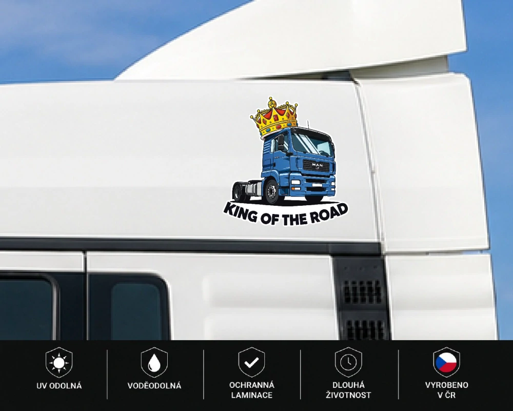 Samolepka MAN King of the Road
