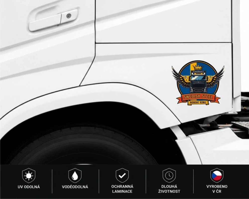 Samolepka VOLVO Swedish Steel – Nordic King