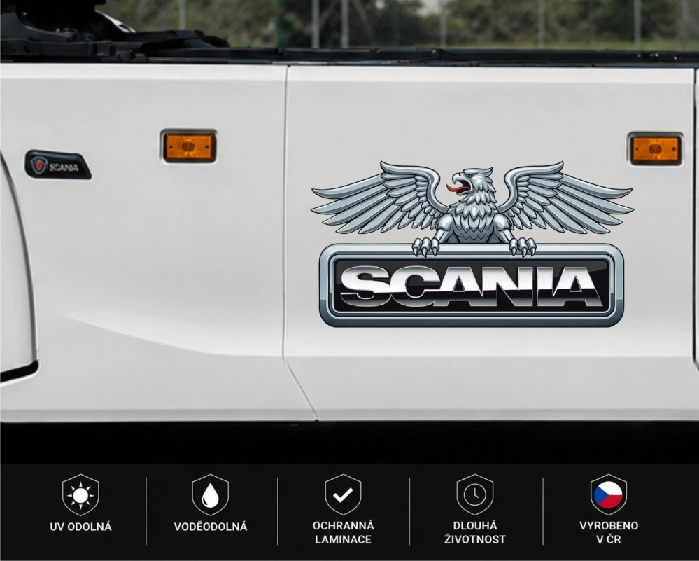 Samolepka SCANIA Silver Griffin