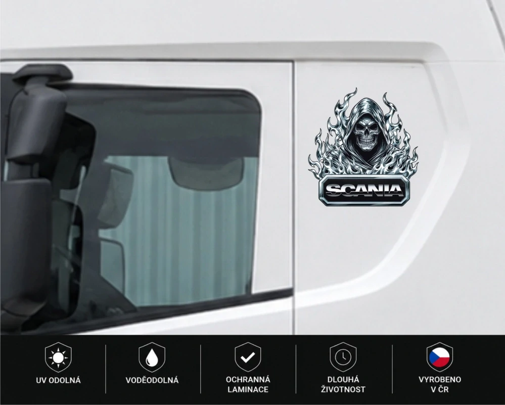 Samolepka SCANIA Ghost Reaper