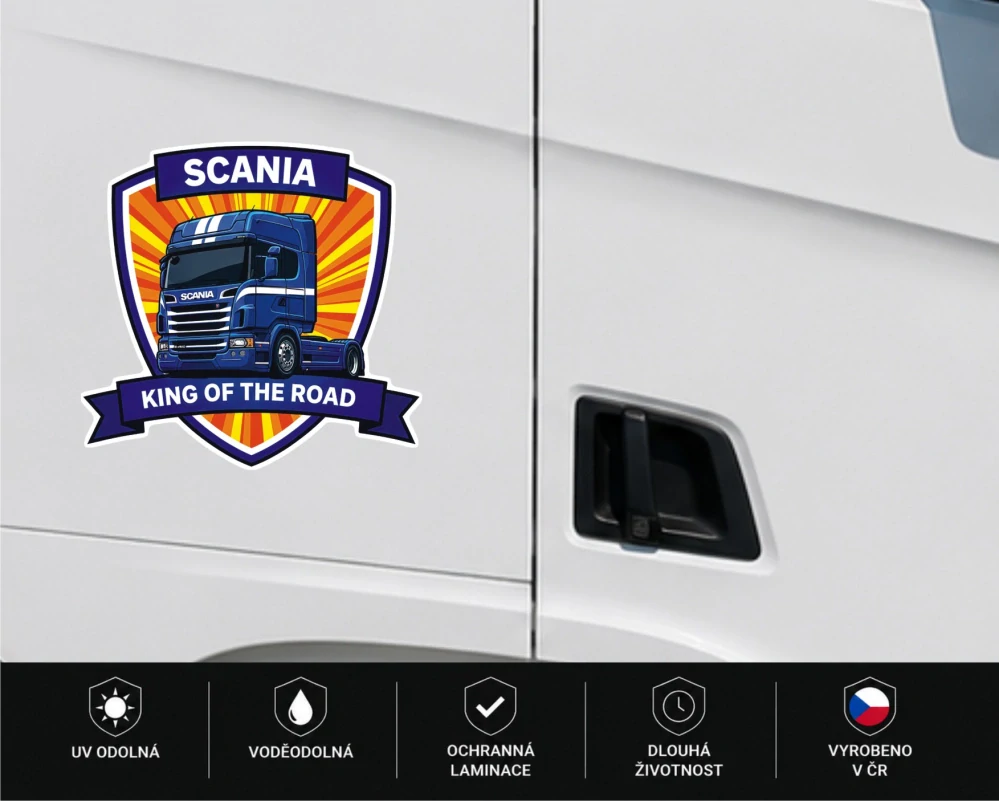 Samolepka SCANIA King of the Road