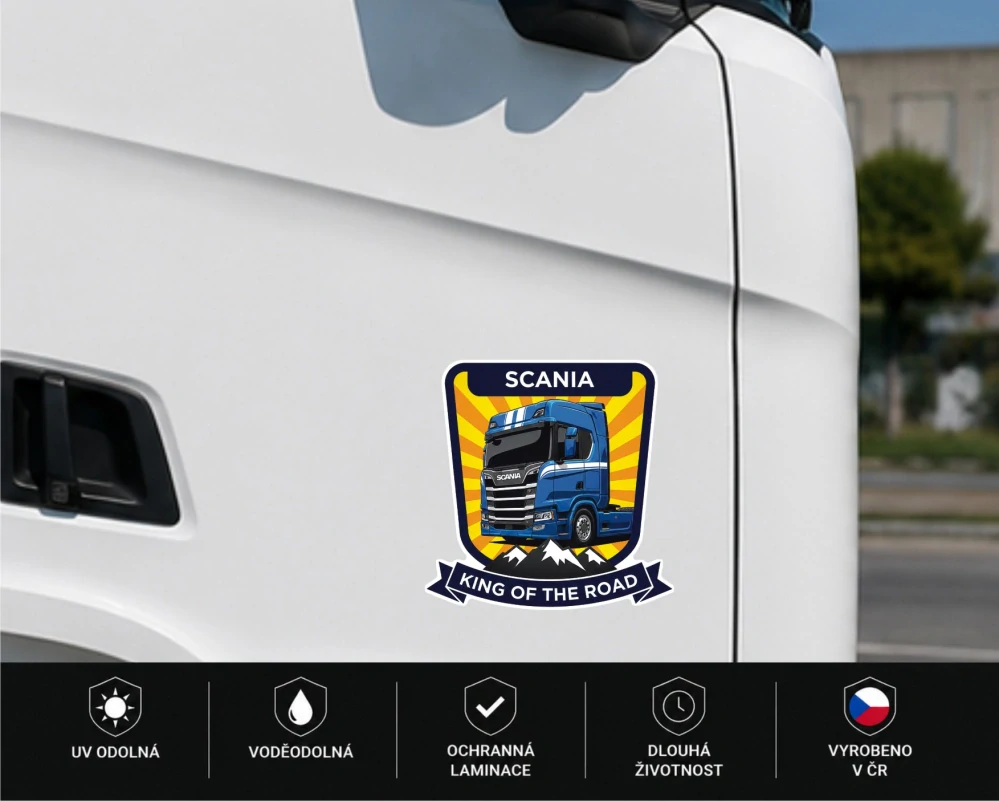 Samolepka SCANIA King of the Road
