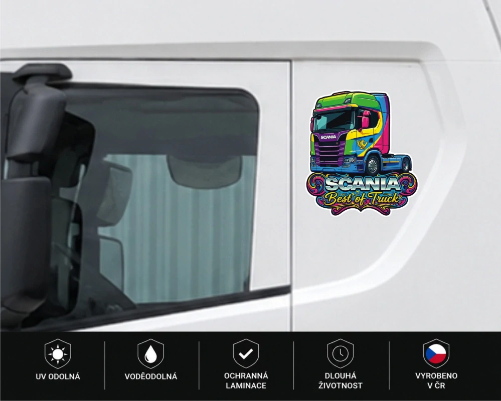 Samolepka SCANIA Best of Truck Color