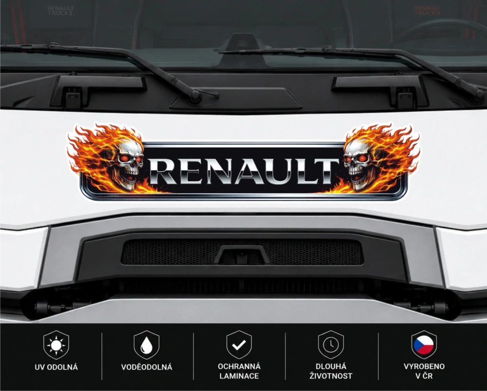 Samolepka RENAULT Hell Fire